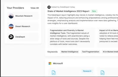 DataDepot Features